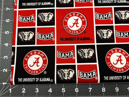 Alabama fabric AL020 Block bama cotton fabric - Mary Jo Fabrics