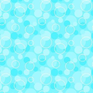 Aqua Bubbles FLANNEL 0325 - 11 Circle Print Flannel - Mary Jo Fabrics