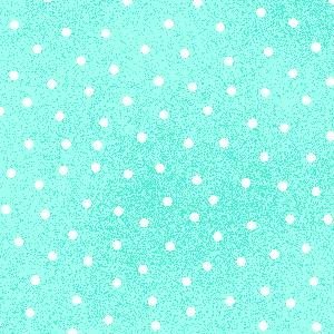 Aqua Mini White Polka Dot FLANNEL 9527 - 11 Baby Flannel - Mary Jo Fabrics