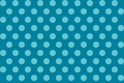 Aqua Polka Dot FLANNEL 44 - 6354 Blue Dots - Mary Jo Fabrics