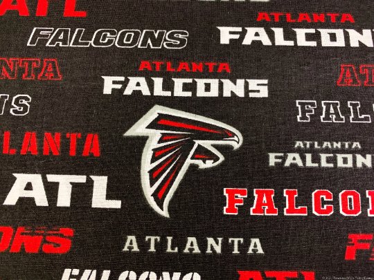 Atlanta Falcons fabric 70455D Atlanta fabric NFL fabric - Mary Jo Fabrics