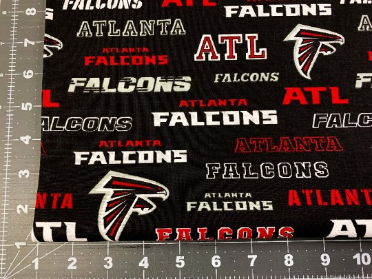 Atlanta Falcons fabric 70455D Atlanta fabric NFL fabric - Mary Jo Fabrics