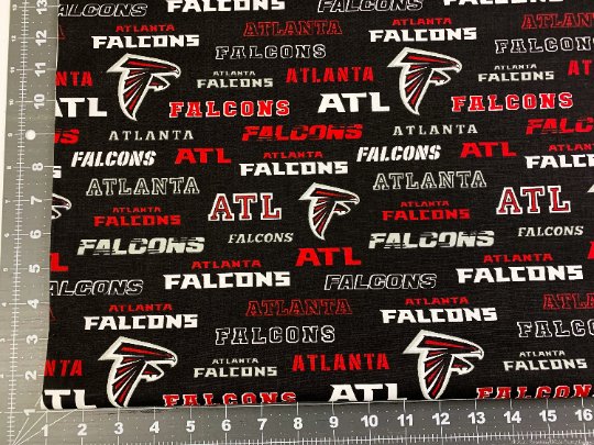 Atlanta Falcons fabric 70455D Atlanta fabric NFL fabric - Mary Jo Fabrics