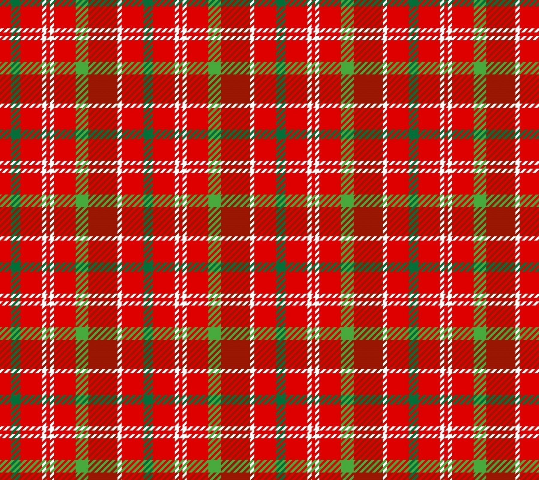 Atwood Plaid fabric DX - 2373 Red Green plaid fabric - Mary Jo Fabrics