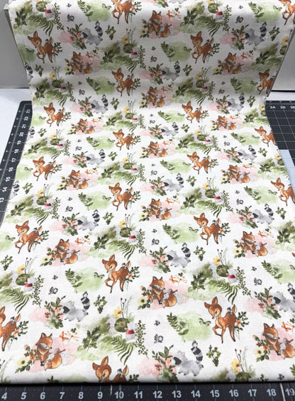 Baby Animal Nursery FLANNEL 1986 - 4032 Nature Baby - Mary Jo Fabrics