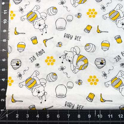 Baby Bee Winnie the Pooh Fabric 80134 - Mary Jo Fabrics
