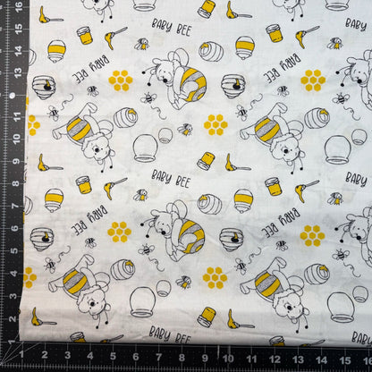 Baby Bee Winnie the Pooh Fabric 80134 - Mary Jo Fabrics