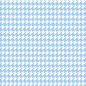 Baby Blue Houndstooth FLANNEL 0014 - 1 Blue Flannel - Mary Jo Fabrics