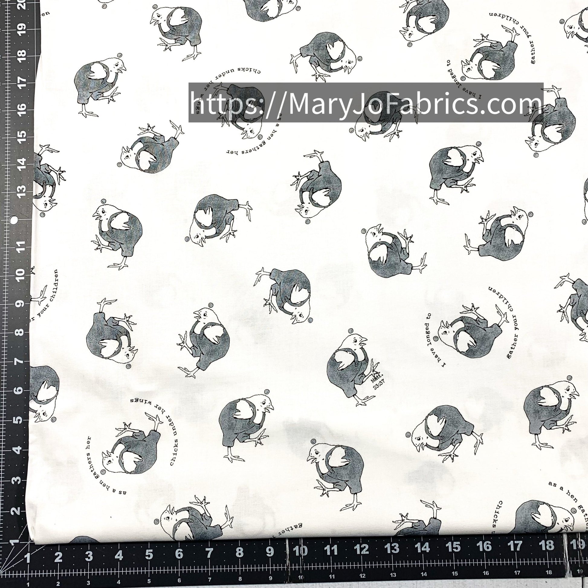 Baby Chick Cotton Fabric 26469 Cute chickens - Mary Jo Fabrics