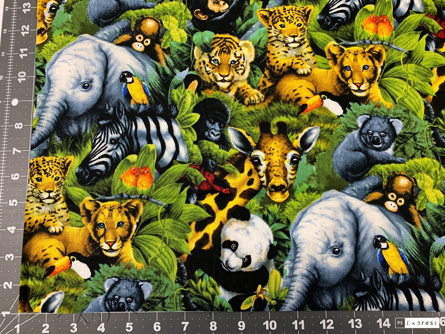 Baby Jungle Animals AL - 2016 - 6C Safari Nursery fabric - Mary Jo Fabrics