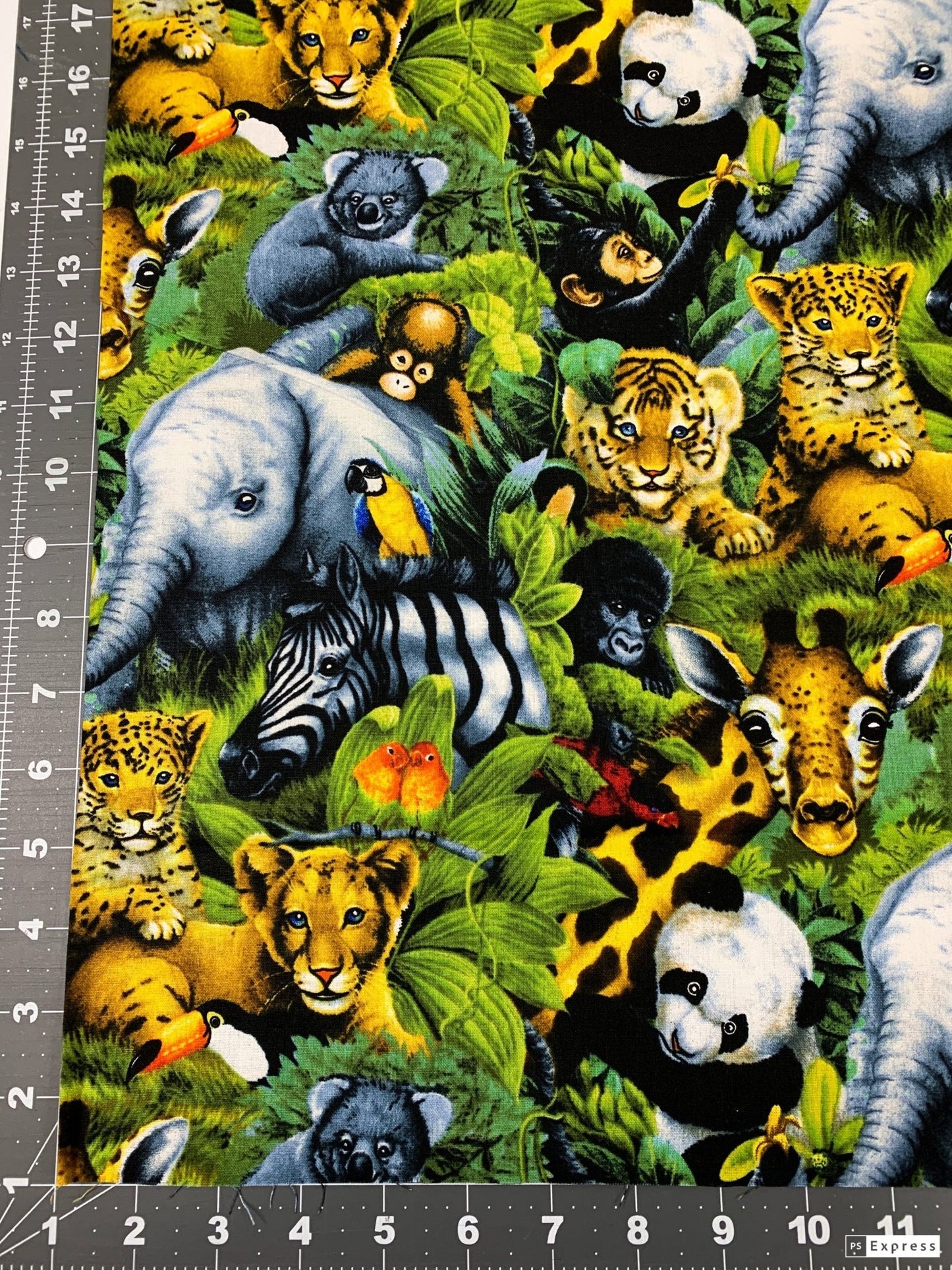 Baby Jungle Animals AL - 2016 - 6C Safari Nursery fabric - Mary Jo Fabrics