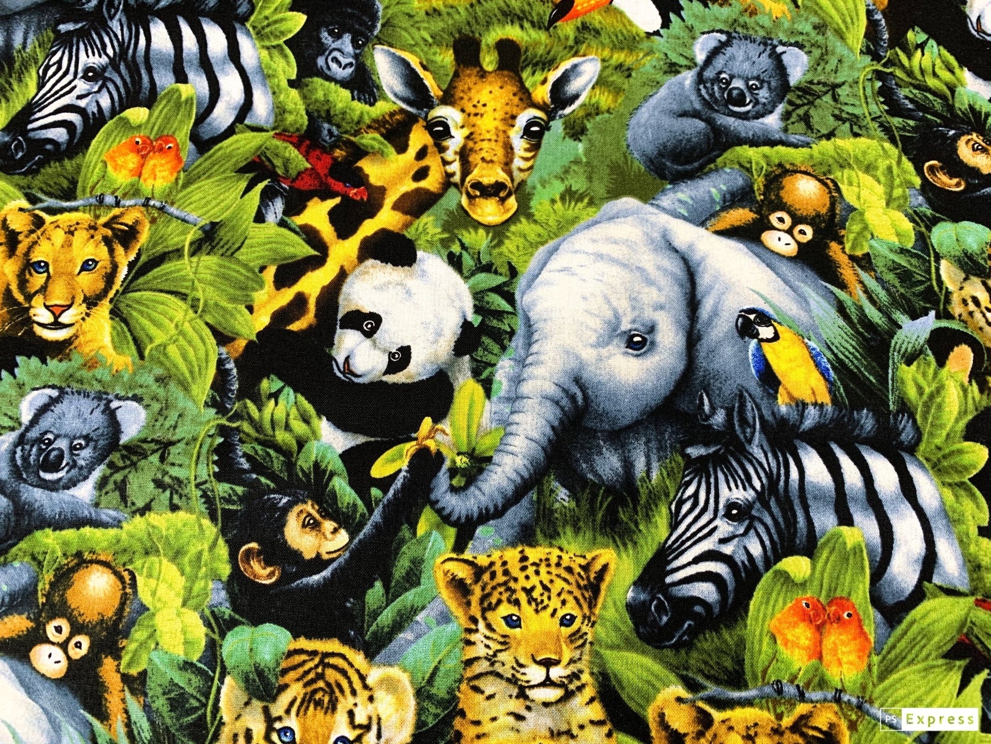 Baby Jungle Animals AL - 2016 - 6C Safari Nursery fabric - Mary Jo Fabrics