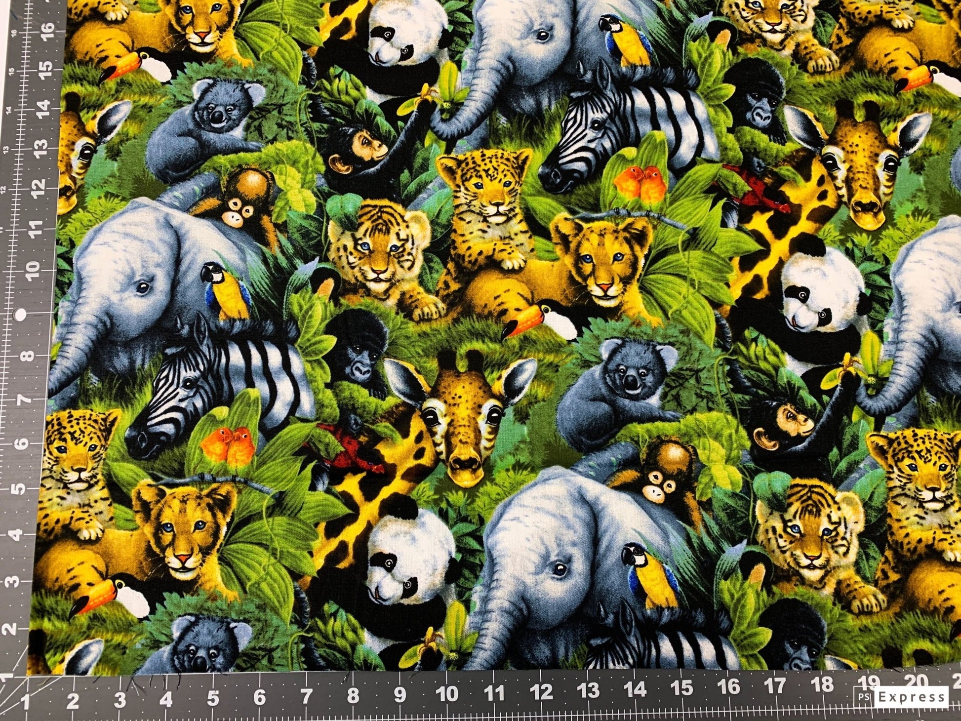 Baby Jungle Animals AL - 2016 - 6C Safari Nursery fabric - Mary Jo Fabrics