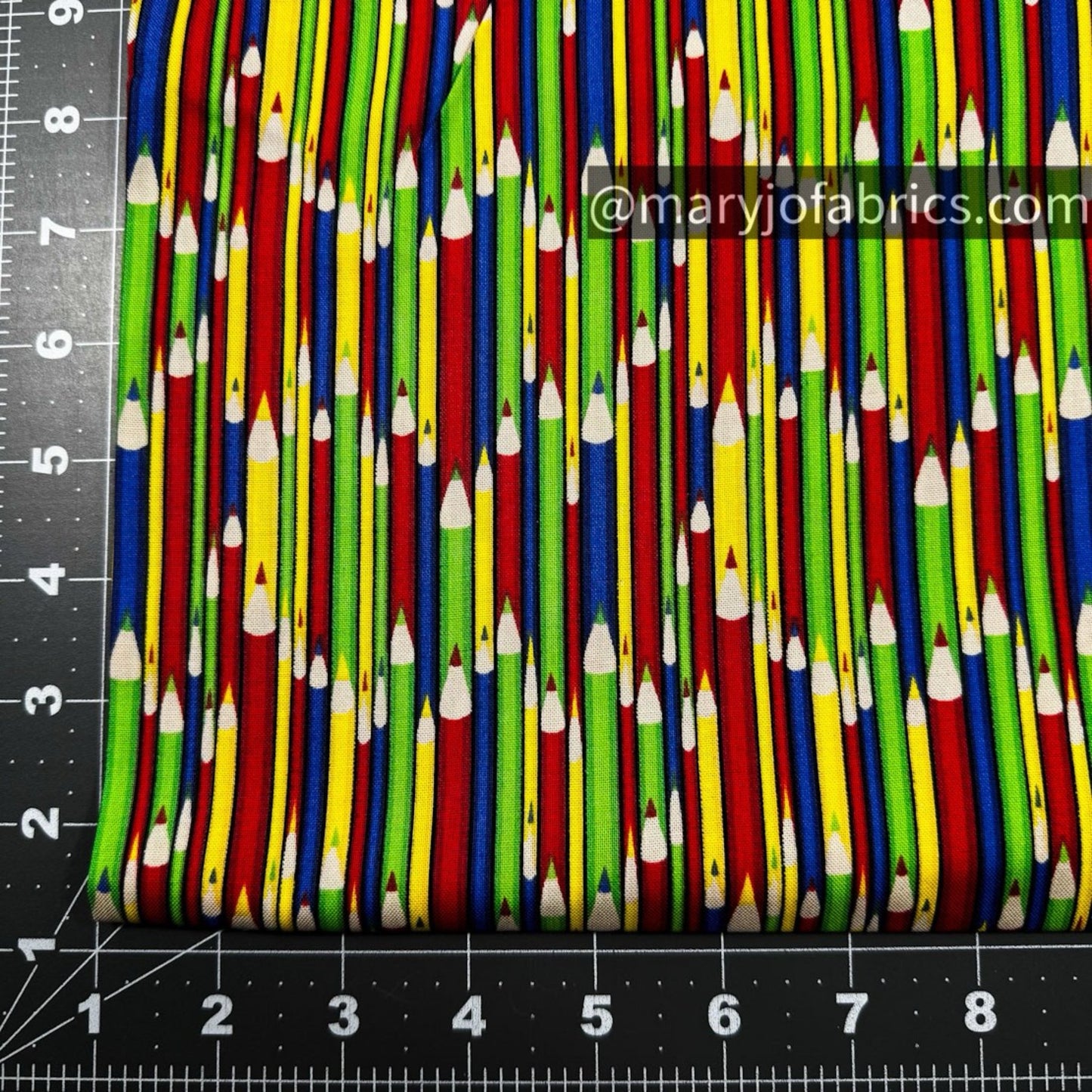 Back to School Cotton Fabric 29931 Pencils - Mary Jo Fabrics