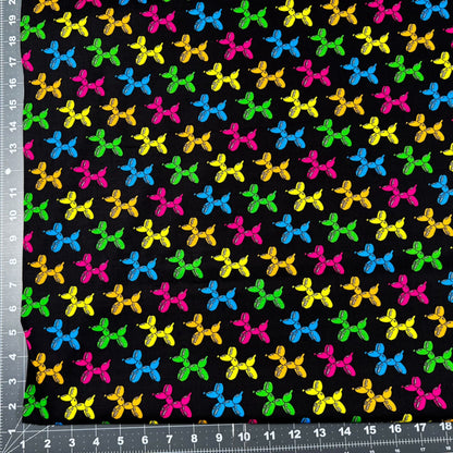 Balloon Dog Animal Fabric 10408 Colorful Puppy Dogs - Mary Jo Fabrics