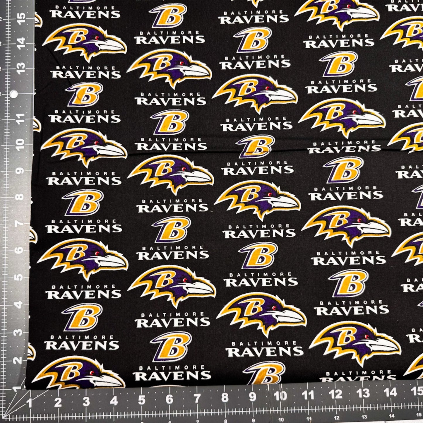 Baltimore Ravens Fabric 6041D NFL Cotton Fabric - Mary Jo Fabrics