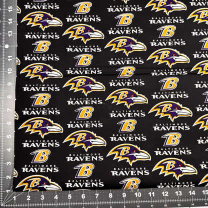Baltimore Ravens Fabric 6041D NFL Cotton Fabric - Mary Jo Fabrics