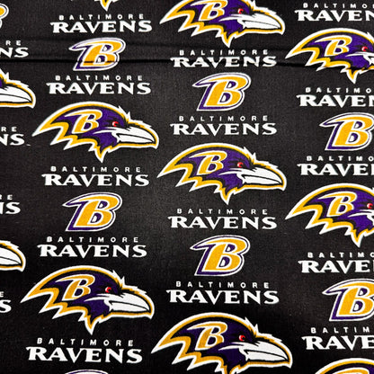 Baltimore Ravens Fabric 6041D NFL Cotton Fabric - Mary Jo Fabrics
