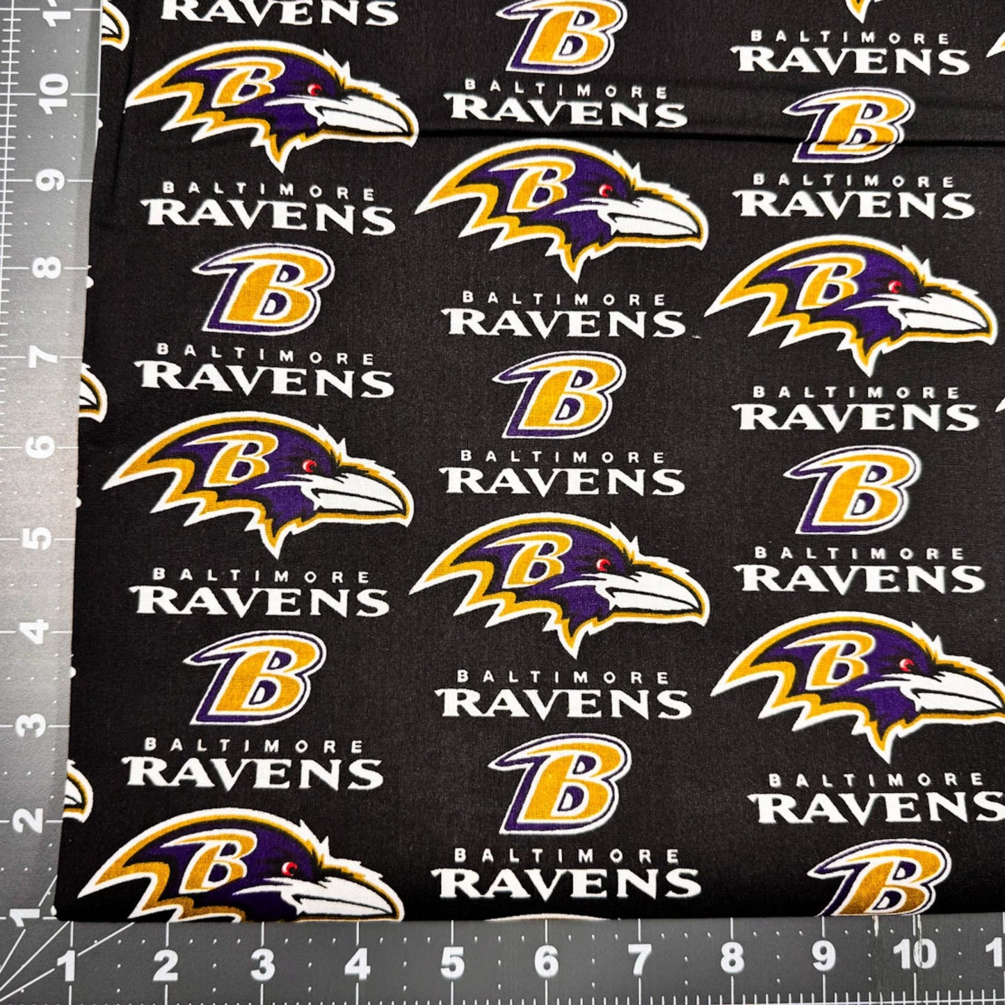Baltimore Ravens Fabric 6041D NFL Cotton Fabric - Mary Jo Fabrics