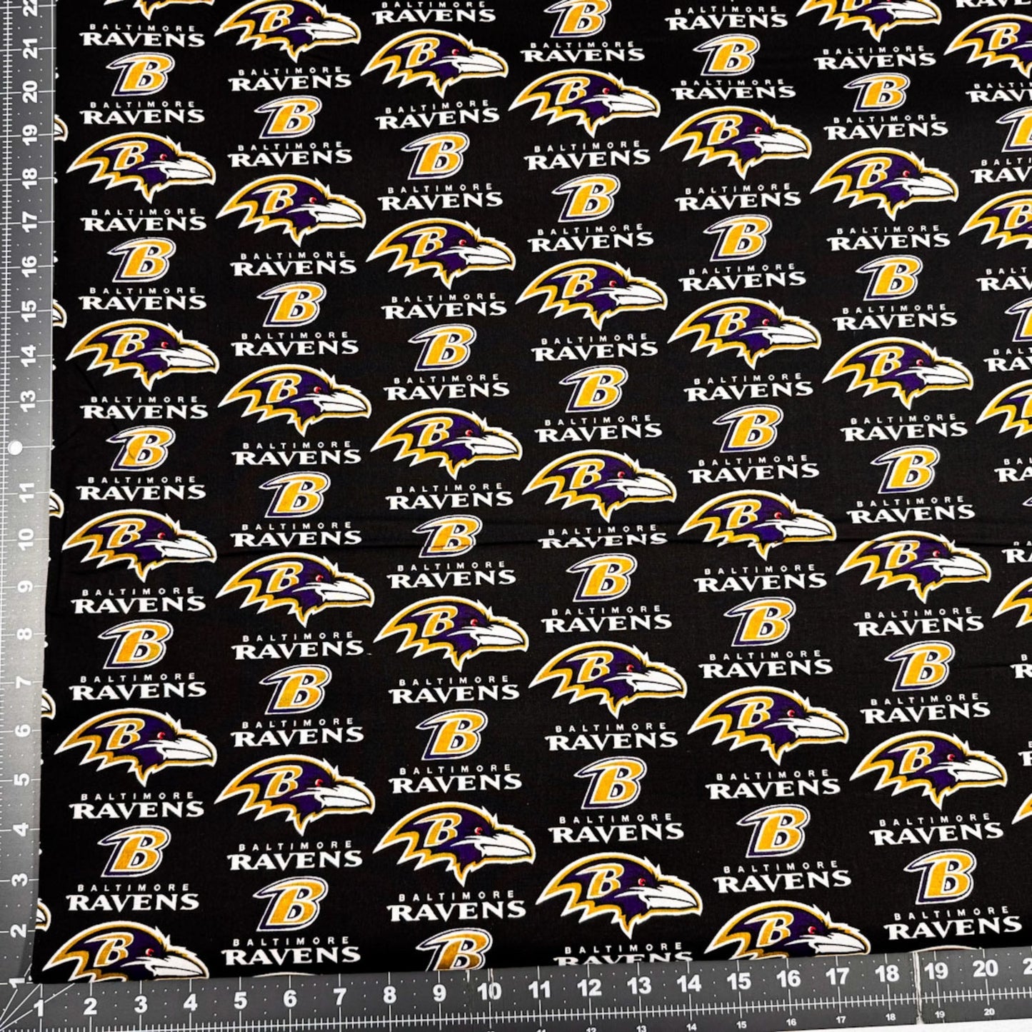 Baltimore Ravens Fabric 6041D NFL Cotton Fabric - Mary Jo Fabrics