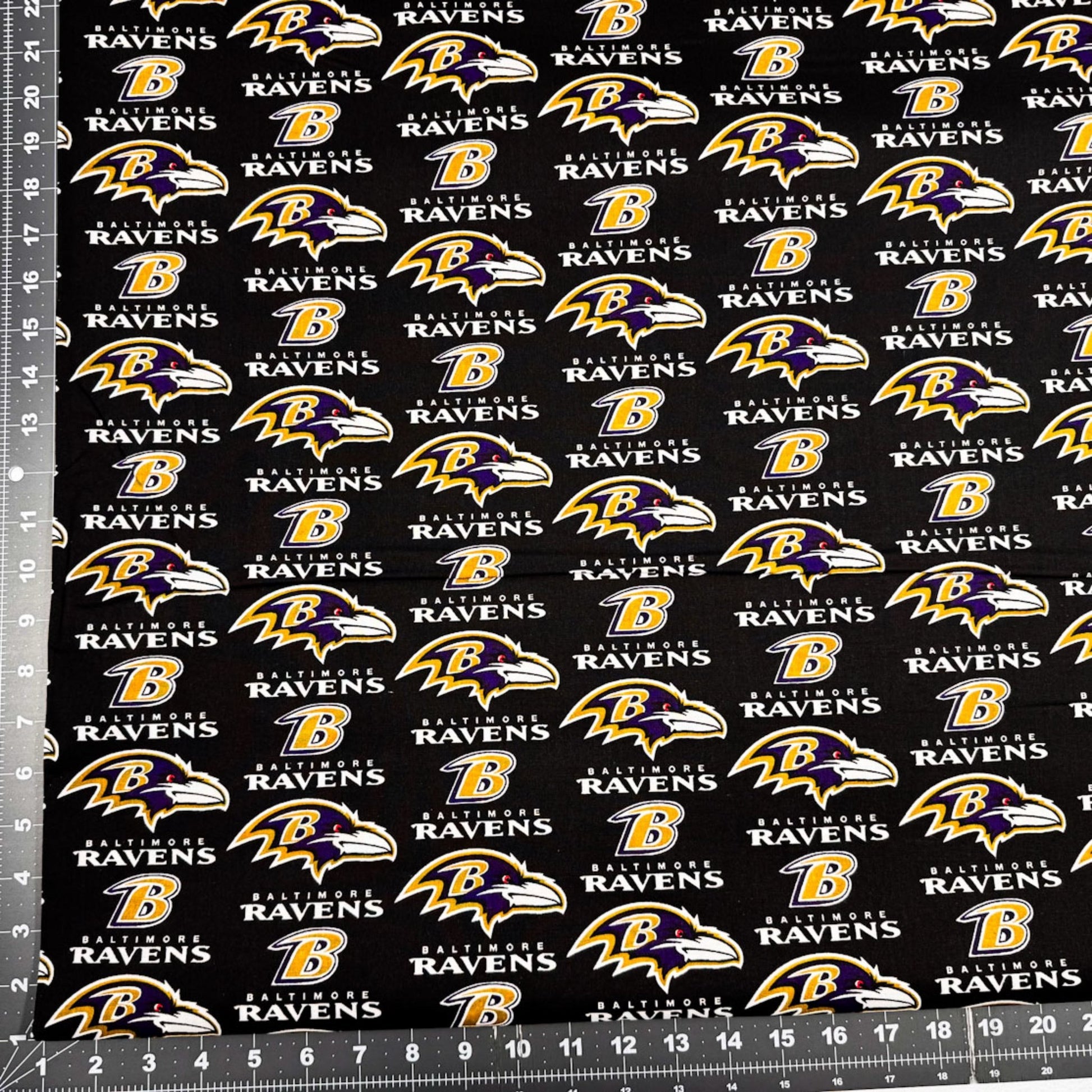 Baltimore Ravens Fabric 6041D NFL Cotton Fabric - Mary Jo Fabrics