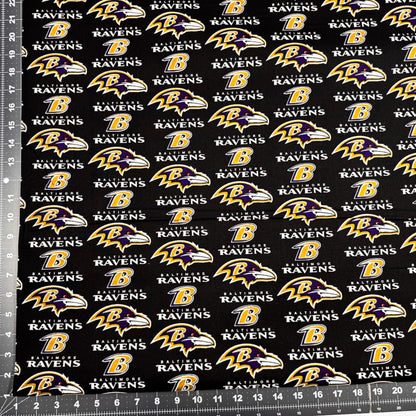 Baltimore Ravens Fabric 6041D NFL Cotton Fabric - Mary Jo Fabrics