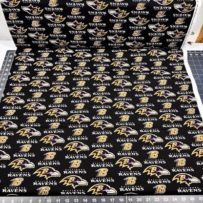 Baltimore Ravens Fabric 6041D NFL Cotton Fabric - Mary Jo Fabrics