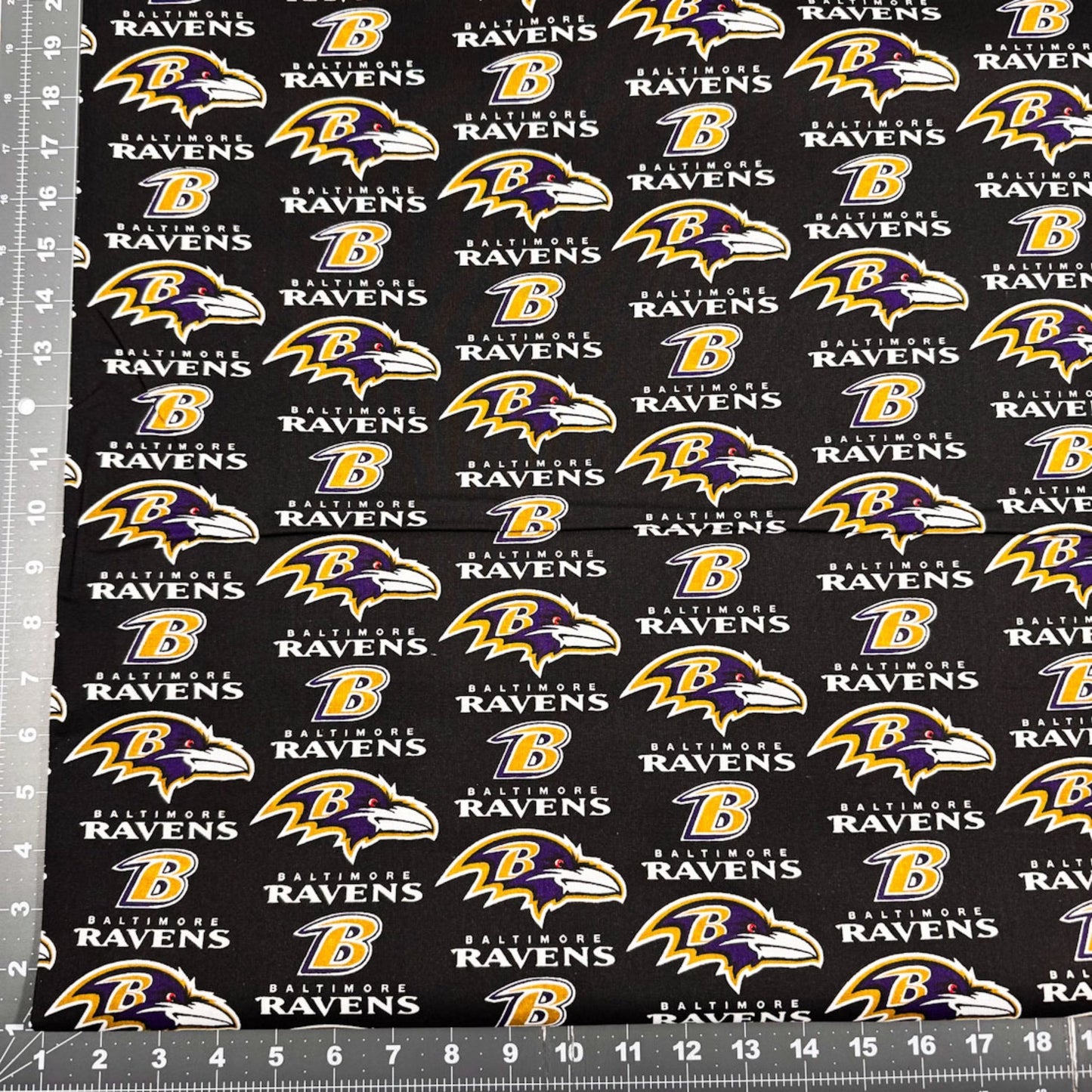 Baltimore Ravens Fabric 6041D NFL Cotton Fabric - Mary Jo Fabrics