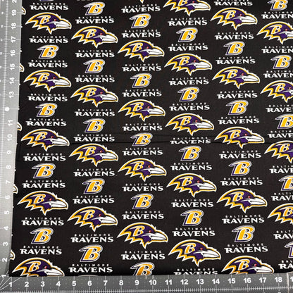 Baltimore Ravens Fabric 6041D NFL Cotton Fabric - Mary Jo Fabrics