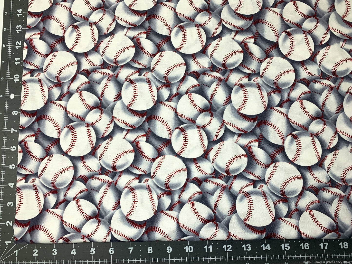 Baseball fabric C2159 Sports cotton fabric - Mary Jo Fabrics