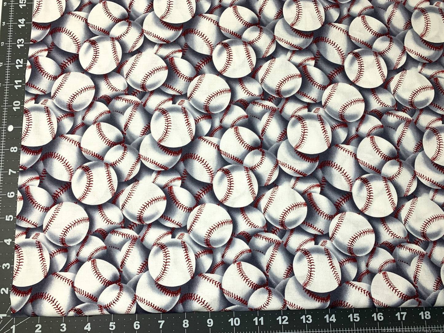 Baseball fabric C2159 Sports cotton fabric - Mary Jo Fabrics