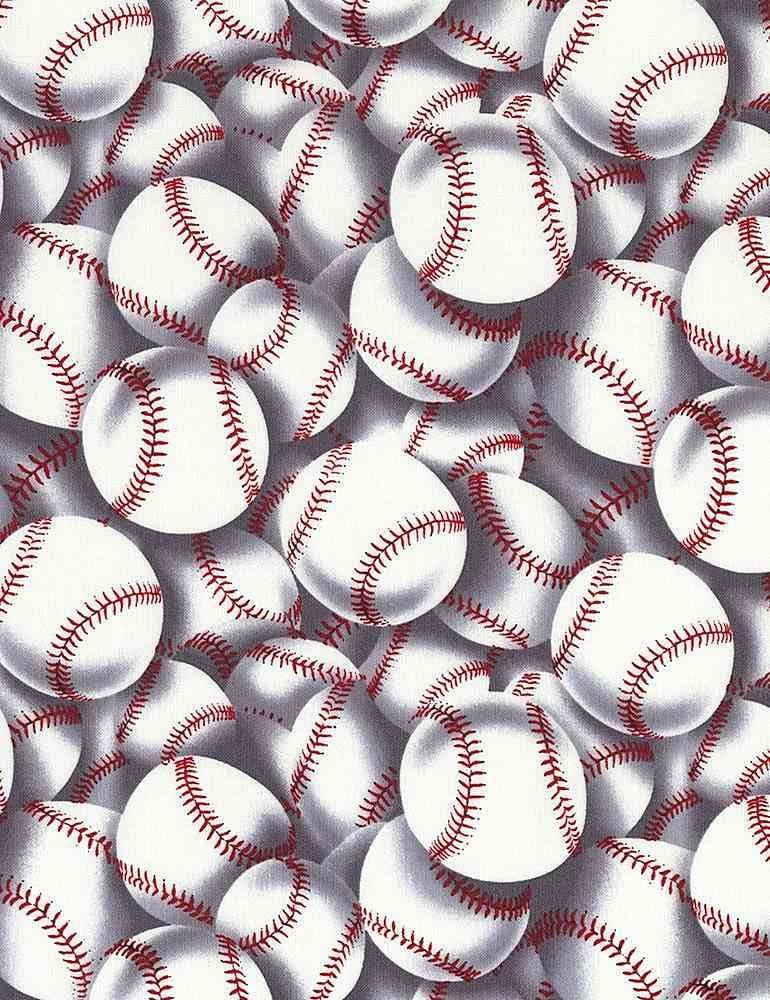 Baseball fabric C2159 Sports cotton fabric - Mary Jo Fabrics