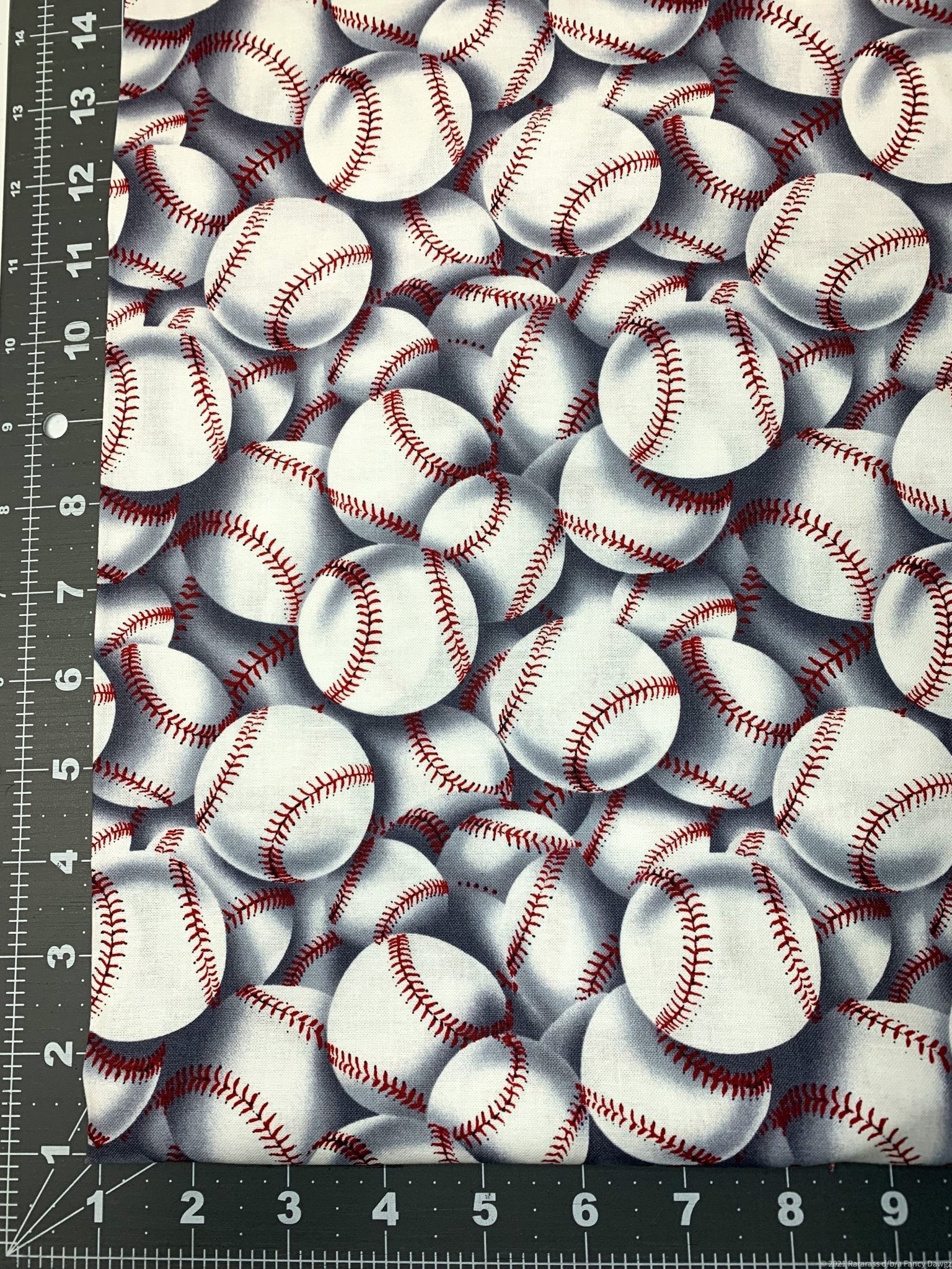 Baseball fabric C2159 Sports cotton fabric - Mary Jo Fabrics