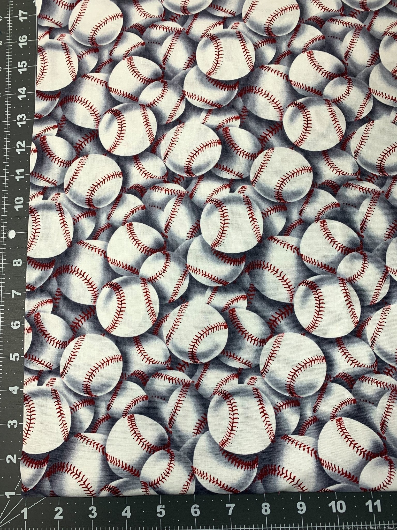 Baseball fabric C2159 Sports cotton fabric - Mary Jo Fabrics