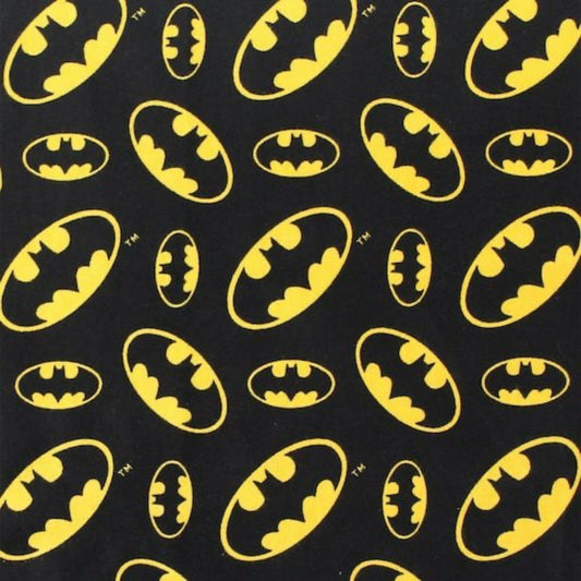 Batman Fabric 23200022 Batman Logo Cotton Fabric - Mary Jo Fabrics