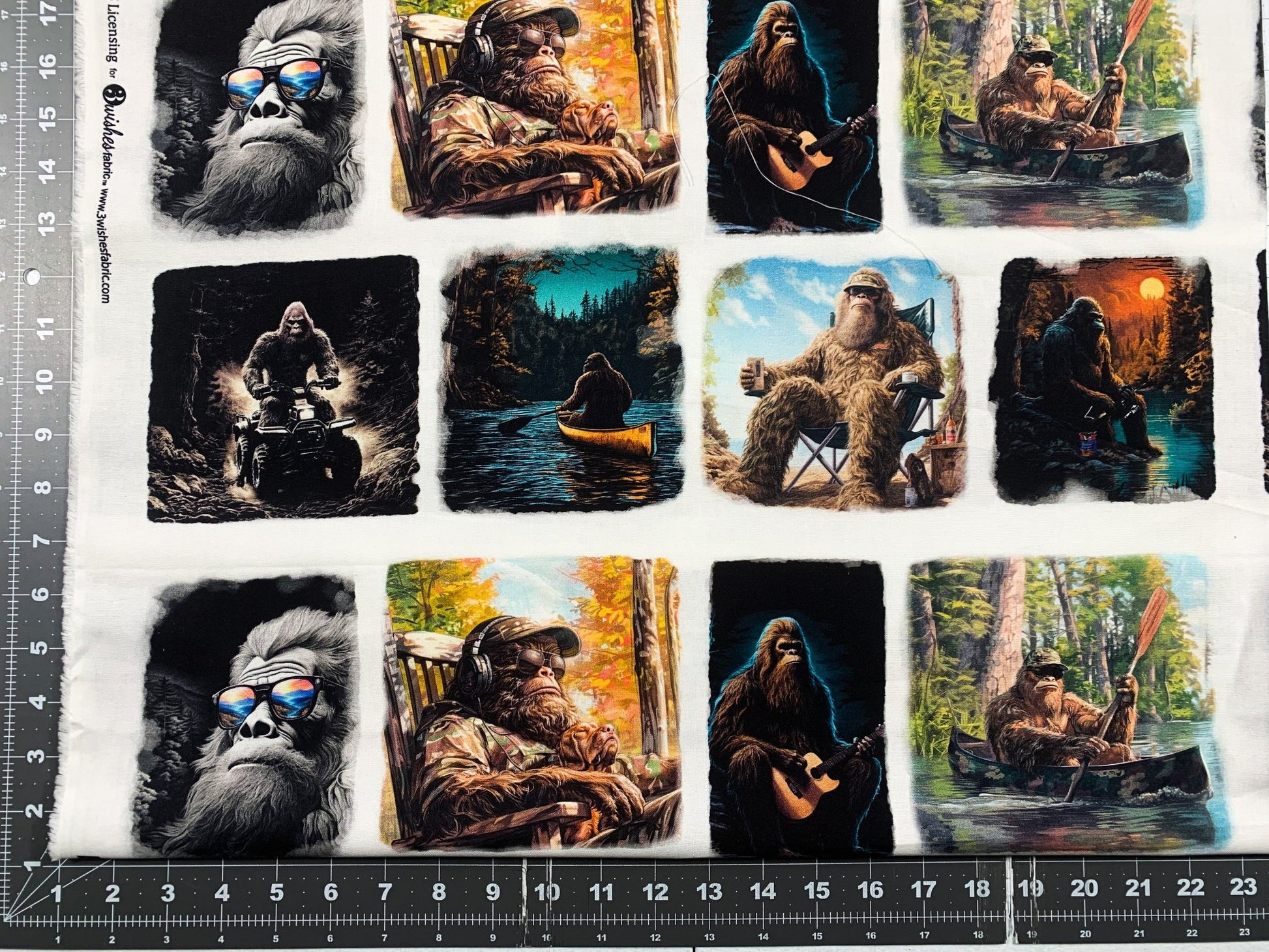 Bigfoot Fabric 23813 Gone Squatchin Legendary Loner - Mary Jo Fabrics