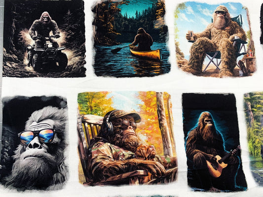 Bigfoot Fabric 23813 Gone Squatchin Legendary Loner - Mary Jo Fabrics