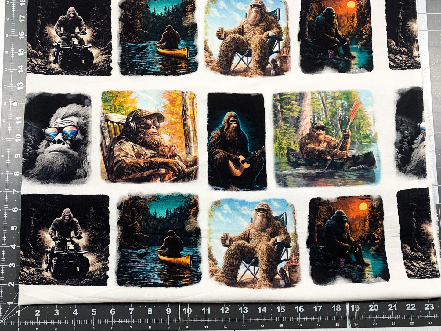 Bigfoot Fabric 23813 Gone Squatchin Legendary Loner - Mary Jo Fabrics