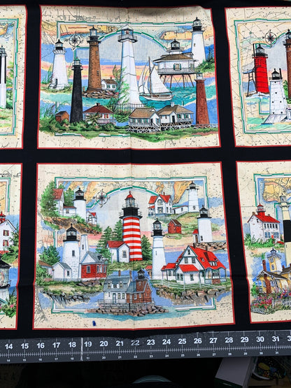 Beach quilt panel 43000 Lights of Hope Mary Jo Fabrics