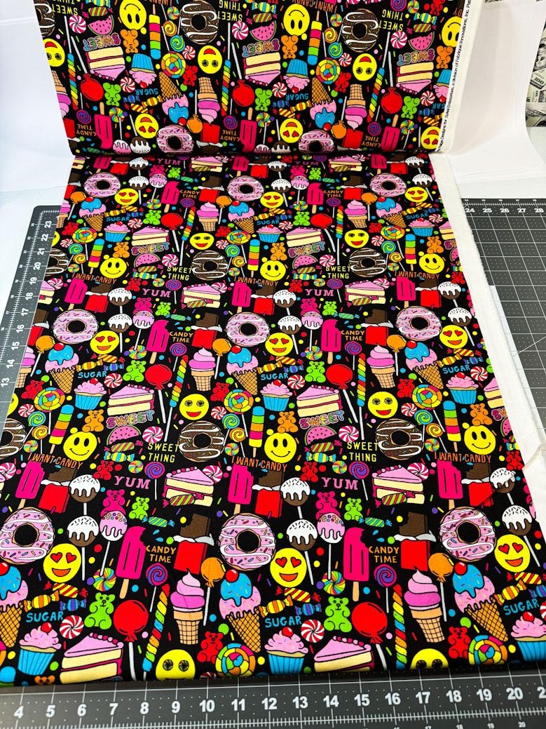 Black I want Candy fabric 10406 by Corey Paige - Mary Jo Fabrics