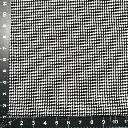 Black White Houndstooth FLANNEL 0014 - 9 Comfy - Mary Jo Fabrics