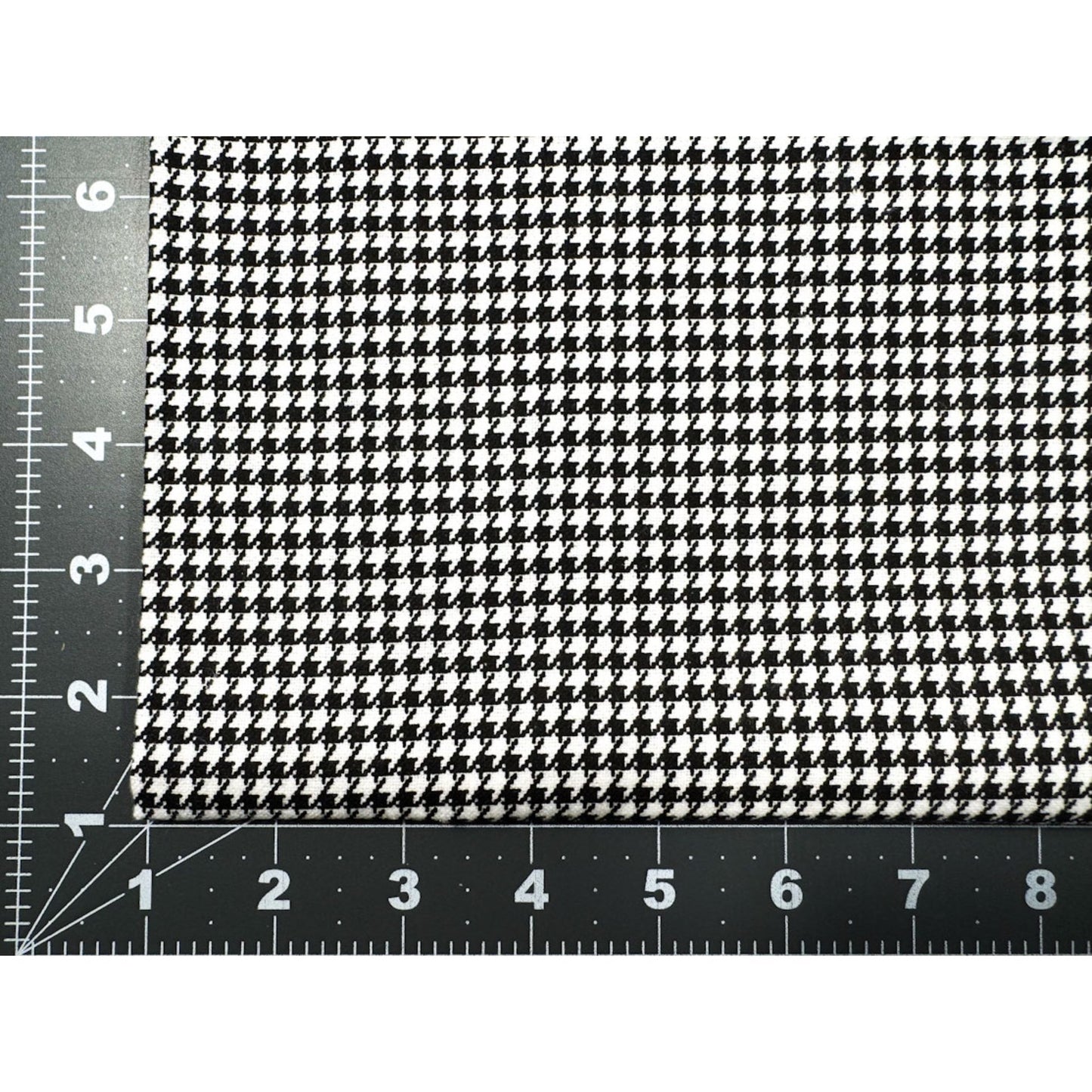 Black White Houndstooth FLANNEL 0014 - 9 Comfy - Mary Jo Fabrics