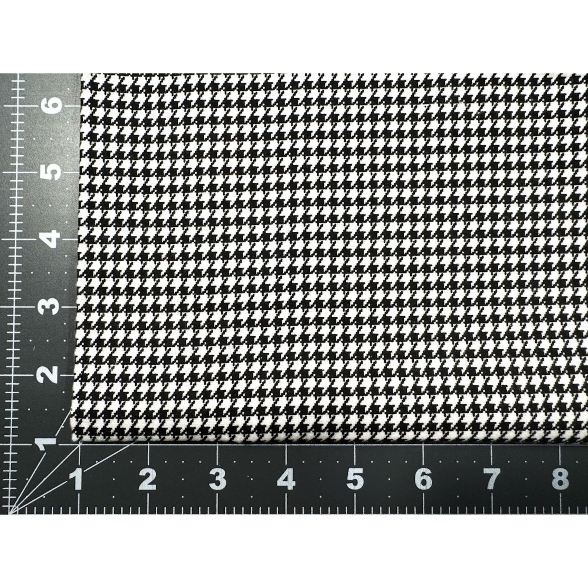 Black White Houndstooth FLANNEL 0014 - 9 Comfy - Mary Jo Fabrics