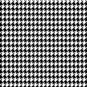 Black White Houndstooth FLANNEL 0014 - 9 Comfy - Mary Jo Fabrics