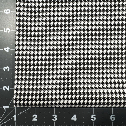 Black White Houndstooth FLANNEL 0014 - 9 Comfy - Mary Jo Fabrics