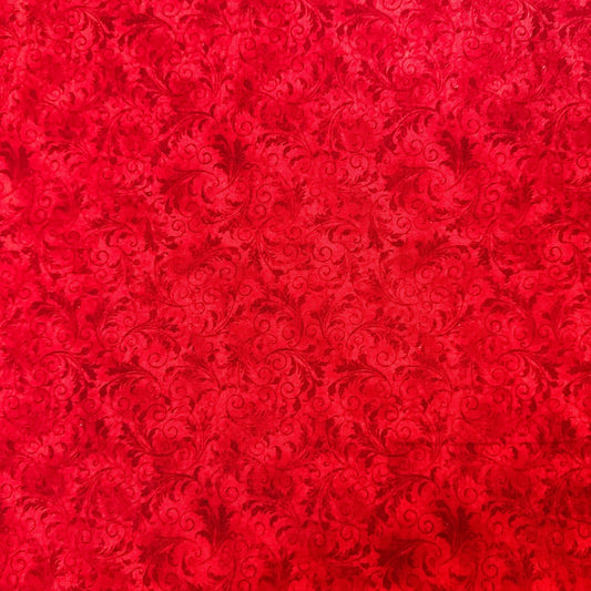 Blender Tonal Cotton fabric Echo-C 5500 Lipstick Red - Mary Jo Fabrics