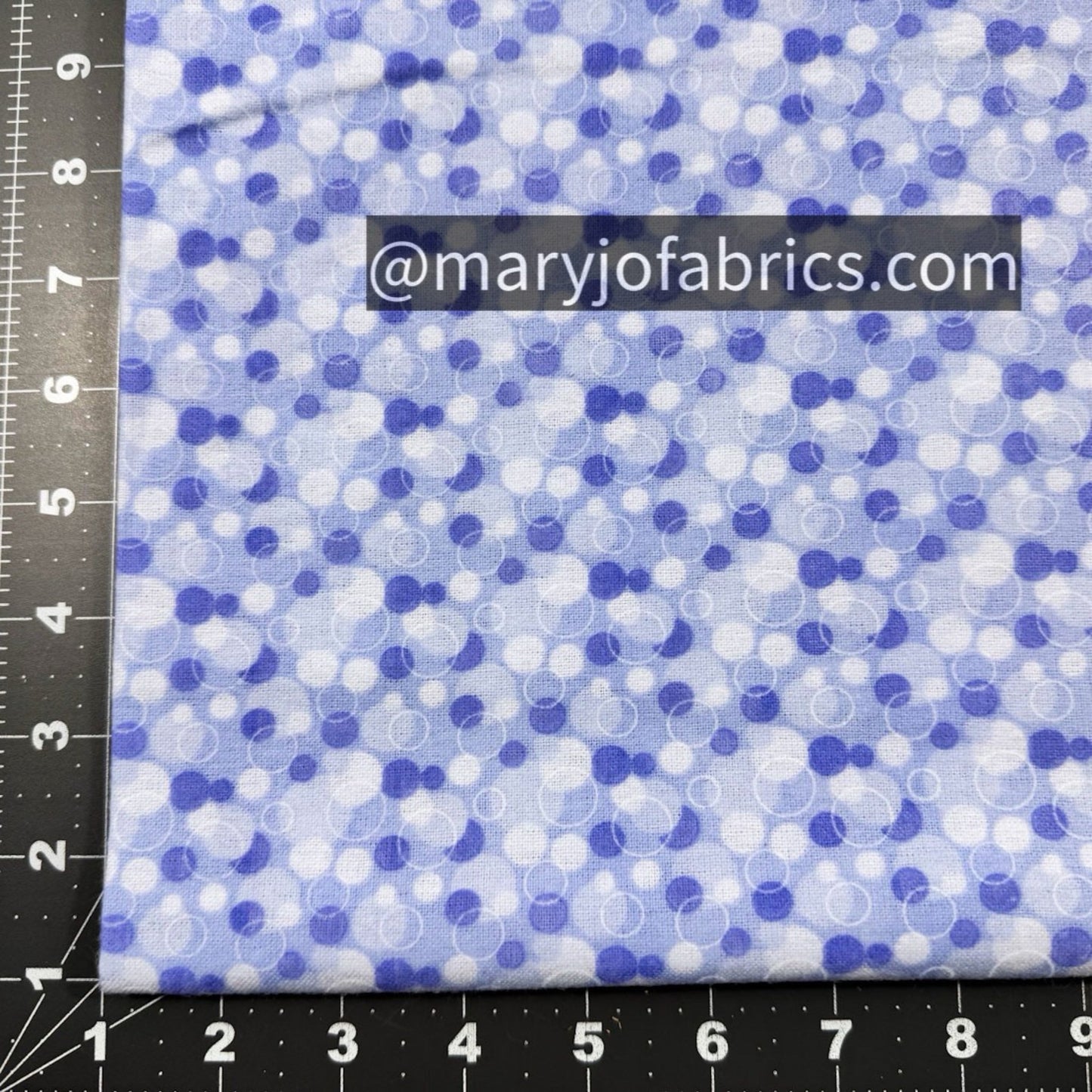 Blue Bubbles FLANNEL 0325 - 77 Circle Print Flannel - Mary Jo Fabrics