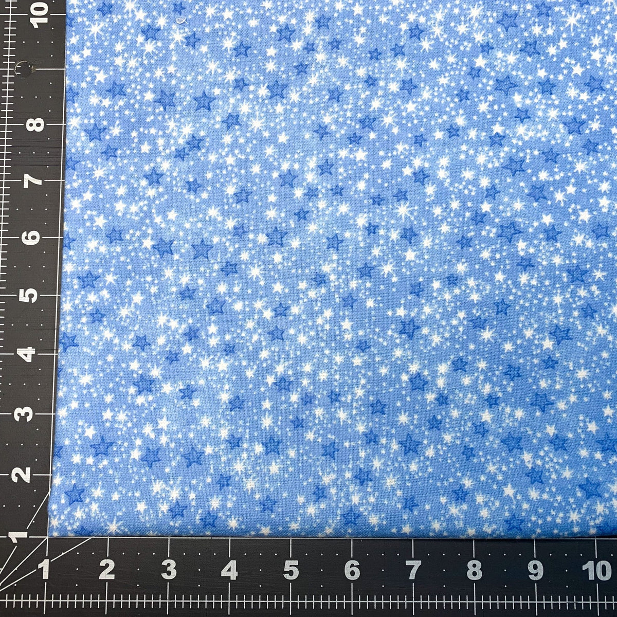 Blue Mini Stars FLANNEL 9831-11 Space Flannel - Mary Jo Fabrics