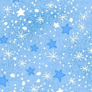 Blue Mini Stars FLANNEL 9831-11 Space Flannel - Mary Jo Fabrics