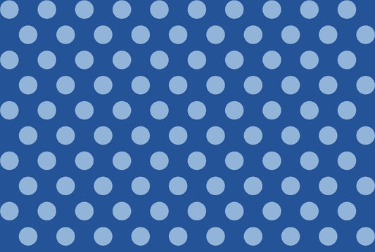 Blue Polka Dot FLANNEL 44 - 6351 Blue Dots - Mary Jo Fabrics
